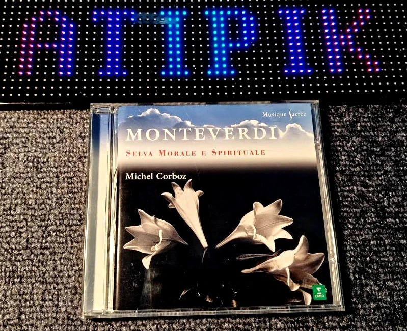 🎶 CD Rare Monteverdi Selva Morale Spirituale Michel Corboz Erato Musique Sacrée 🎼